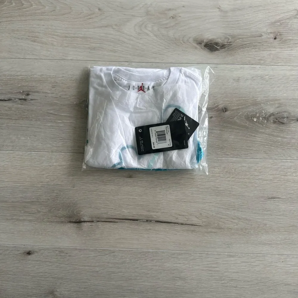 Jordan Air Jump-bled‎ Shorts Set Little Kids' 2-Piece Set AQUATONE 3T NWT IN PKG